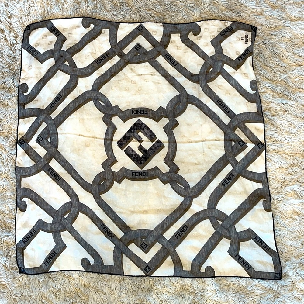 Stunning Fendi Silk Scarf
